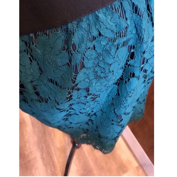 J. Crew Green Lace Skirt - Picture 5 of 10